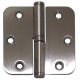 RD807 hinge 80x80, milling widht 33 mm, st.steel, right
