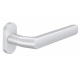 Handle for framed doors 8115 PREMIUM PR on oval rose, aluminium F1