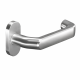 Handle for framed doors 8116 PREMIUM PR on oval rose, stainless steel