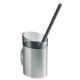 WC brush with holder A100, anthracite metallic/aluminium grey metallic