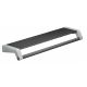 Bathroom utensil tray with rail A100, anthracite grey metallic
