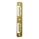 SB&P adjustable strike plate, brass