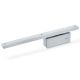 ActiveStop for wooden doors, surface-mounted, silver tone