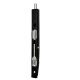 Flush bolt 16x150 mm, black