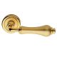 ALDAR handle/rose 103 set, BAC, brass gold-plated matt/polished