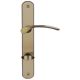 Amata-LS handle/rose set.WC/78 mm, browned brass