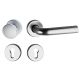 1487 APOLLO handle set with door knob, roses PZ, st.steel