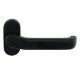 Fire-proof handle for framed panic doors ARES 1200 FS, without spindle,  9mm, F44 aluminium black structured