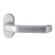 Fire-proof handle for framed panic doors ARES 1200 on oval rose, without spindle, 9 mm, stainless steel