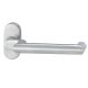 Fire-proof handle for framed panic doors ARES 146 FS on oval rose, 9 mm, stainless steel
