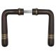 Pair of handles 1870 ZT 8 mm, browned, aged