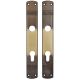 Backplates 8067 PZ 72 mm, browned, aged