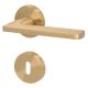 ATLANTA-R handle set with roses BB, brass matt