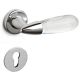 AURORAhandle/rose set. PZ, chrome/transparent