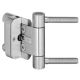 Entrance door hinge with security pin BAKA 2D 20 RZ57,, light galvanized
