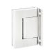 BL 8010 Adjustable double-sided hydraulic hinge, wall/glass, matt white RAL9016 (095)
