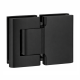 BL 8015 SOL Double-sided hinge for solid glass doors, glass/glass, matt black RAL9005 (062)