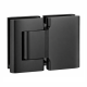 BL 8015 SOL Double-sided hinge for solid glass doors, glass/glass, anodized, satin black (005)