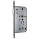Mortise lock 300 WC 65-78-20, st.steel, LEFT
