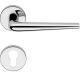 BRIXIA ZINCRAL handle set with roses 101 PZ, polished chrome