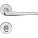 BRIXIA ZINCRAL handle set with roses 101 WC 117NT, mat chrome