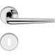 BRIXIA ZINCRAL handle set with roses 101 BB, polished chrome