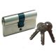W5 Profile cylinder 35-65, nickel plated brass