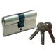 W5 Profile cylinder 35-40, nickel-plated brass
