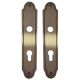CLIO backplates PZ 72mm, browned brass