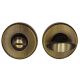 WC roses CLASSIC, browned brass
