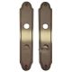 CLIO backplates WC 78mm, browned brass