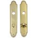 CLIO backplates WC 78mm, polished brass