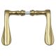 CLIO door handles, polished brass