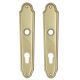 CLIO backplates PZ 72mm, polished brass