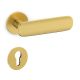 CONCA L handle set with round roses PZ, satin gold PVD (TS)