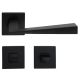 CONICA ZINCRAL handle set with roses 024 WC 234NT, mat black