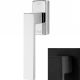 CORNER ZINCRAL window handle with SMARTBLOCK function, matt black