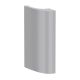 Handle for balcony doors Deluxe, silver