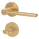 ELIO-R handle set with roses WC/8mm, brass matt
