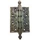 EPOCA door hinge,102x76 mm, patinated brass
