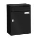 Letterbox FARGO 1, 260x330x100mm, black RAL9005