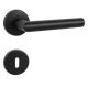 MP FAVORIT R handle set with round roses BB, painted black