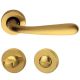 GARDA handle set with roses 101 WC 117NT, satin brass