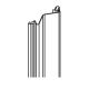 Seal profile, black similar RAL 9011, roll 5 m
