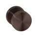 IN.00.092 Fixed doorknob on round rose, chocolate PVD (TCO)
