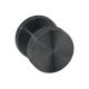 IN.00.092 Fixed doorknob on round rose, black PVD (TB)