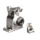 Door stopper IN.13.010 for heavy doors with shock absorver and retainer, stainless steel