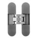 INVISACTA IN303 3D concealed hinge 30x120 mm, satinized nickel