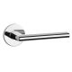 KALMIA handle/rose set BAC, round rose, 7mm, chrome-plated polished