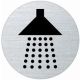 Pictogram 7015 SHOWER, self-adhesive Ø60mm